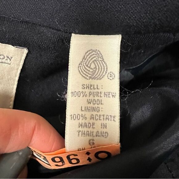 Lord & Taylor navy double breasted wool blazer Sz 6 - Picture 8 of 8